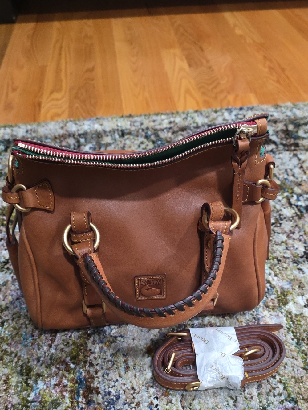 Dooney & Bourke Florentine Micro Satchel Natural Grade A